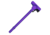 XTS Standard Charging Handle, AR-15, Aluminum, Anodized Purple, XTS-CH-PP
