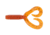Yamamoto Baits Double 4in Tail Grub, 10 pack, Fire Craw, YAM-15-20-9003