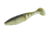 Yamamoto Baits Paddle Tail Zako Soft Bait, 5, 4in, Green Pumpkin-White, YAM-134P-05-981