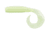 Yamamoto Baits  Single Tail Grub, 20, 4in, Luminuous White, YAM-40-20-038