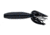 Yamamoto Baits Fat Ika Soft Bait, 10, 4in, Black with Blue Flake, 92F-10-021