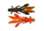 Yamamoto Baits Flappin Hog Creature Bait, 3.75in, 7pk Watermelon with Copper Flake &amp; Orange with Red Flake, FH-07-956