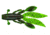 Yamamoto Baits Flappin Hog Creature Bait, 3.75in, 7pk Watermelon with Large Black &amp; Small Red, FH-07-208