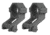 Yankee Hill Machine Dual Offset Scope Ring Set One Inch Picatinny Matte Black