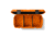 Yeti LoadOut GoBox Gear Case 60, King Crab Orange, 26010000543
