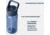 Yeti Yonder 0.6L C Straw Bottle, Navy, 21071502485