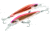 Yo-Zuri 3D Magnum Trolling Lure, 7in, 3 1/2 oz, Pink &amp; Orange, Sinking, R1164CPPO