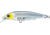 Yo-Zuri 3DR-X Jerkbait Suspending Lure, 80mm, Prism Silver/Black, R1437 PSBL