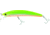 Yo-Zuri Crystal Minnow, 5 1/4in, 5/8 oz, Holographic Chartreuse, Floating, R1125HCL