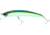 Yo-Zuri Crystal Minnow, 5 1/4in, 5/8 oz, Holographic Green Mackerel, Floating, R1125HGM