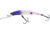 Yo-Zuri Crystal Minnow Deep Diver Walleye Trolling Bait 3/8oz 3-1/2in 7ft #6 Hooks, Purple Wonderbread, R1205PWB