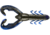 Yum Christie Craw Swim Bait, 8 Pack, 3.5in, Black Blue Shadow, YCW3143