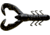 Yum Christie Craw Swim Bait, 8 Pack, 3.5in, Black Gold Flake, YCW3274