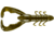 Yum Christie Craw Swim Bait, 8 Pack, 3.5in, Green Pumpkin Flash, YCW3276
