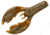 Yum Craw Chunk Bait, 8 Pack, 2.75in, Green Pumpkin, YCCK208
