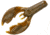 Yum Craw Chunk Bait, 8 Pack, 3.75in, Green Pumpkin, YCCK308