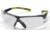 Pyramex Onix Safety Glasses - Clear Anti-Fog Lens, Hi Vis Green Frame SGR4910ST