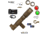 Z-Bolt Blazer LEP Weapon Light - Dual Fuel - Cable Port Switch, Black, LEP-18650-PORT-BLK-PHCF