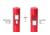 Z-Bolt D-5-R Duet Ruby Blue Pointer, Tru Green Laser, Dual Switch, Red, Small, D-5-R, EDEMO1