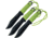 Z-Hunter Black Throwing Knife Set Knife ZB0783