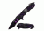 Z-Hunter Folding Blade, 3.5in, Stainless Steel Blade, Black Aluminum Handle ZB-160PE