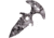 Z-Hunter Push Dagger Gray Skull Camo Fixed Blade Knife, 2.5in, Partially Serrated, Double Edge Dagger, Gray Camo Handle ZB030GYS