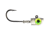 Z-man Diezel Eye Jighead, 1 oz, 8/0, 2 Pack, Chartreuse, DE801-03PK2