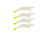 Z-man EZ SHRIMPZ UNRIGGED3.5GLOW/CHART TAIL4PK EZSU-70PK4