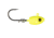 Z-man Micro Shad Jig Head, 4 Pack, Chartreuse, 1/32oz, MSH132-03PK4