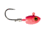 Z-man Micro Shad Jig Head, 4 Pack, Pink Glow, 1/8oz, MSH18-01PK4