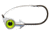 Z-man Weedless Eye Jigheads, Chartreuse, 1/4oz, 3 per Pack, WEJH14-05PK3