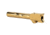 Zaffiri Precision Flush and Crown Glock 17 Gen 3, Glock 17 Gen 4 9mm Luger Non-Threaded Pistol Barrel, 4.37in, 1-10 RH Twist, PVD, Gold, BA-G17G14-FC-GLD