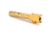 Zaffiri Precision Flush and Crown Glock 19 Gen 3, Glock 19 Gen 4 9mm Luger Non-Threaded Pistol Barrel, 3.90in, 1-10 RH Twist, PVD, Gold, BA-G19G14-FC-GLD