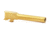 Zaffiri Precision Flush and Crown Glock 48 9mm Luger Non-Threaded Pistol Barrel, 4.08in, 1-10 RH Twist, PVD, Gold, BA-G48-FC-GLD