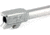 Zaffiri Precision Flush and Crown Ported Pistol Barrel, Glock 43/43x ZPS.P, 9mm, 1/10 Twist, 416R Stainless Steel, Stainless Steel, ZP.43BPSS