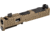 Zaffiri Precision IBS Glock 43X Complete Pistol Slide, Nitride, Flat Dark Earth/Black, G43-IBS-RMSc-FDE-CP-BN