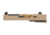 Zaffiri Precision IBS Glock 43X Complete Pistol Slide, PVD, Flat Dark Earth/Gold, G43-IBS-RMSc-FDE-CP-GLD