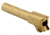 Zaffiri Precision Springfield Hellcat Pro Flush &amp; Crown Pistol Barrel, Twist 1-10, 416R Stainless Steel, Gold, ZP.HCPROBG