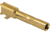 Zaffiri Precision Springfield Hellcat Pro Flush &amp; Crown Pistol Barrel, Twist 1-10, 416R Stainless Steel, Gold, ZP.HCPROBG