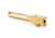 Zaffiri Precision Top Ported Glock 19 Gen 5 9mm Luger Non-Threaded Pistol Barrel, 3.95in, 1-10 RH Twist, PVD, Gold, BA-G19G5-TP-GLD