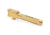 Zaffiri Precision Top Ported Glock 19 Gen 5 9mm Luger Non-Threaded Pistol Barrel, 3.95in, 1-10 RH Twist, PVD, Gold, BA-G19G5-TP-GLD
