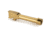 Zaffiri Precision Glock 43X 9mm Luger Threaded Pistol Barrel, 3.90in, 1-10 RH Twist, PVD, Gold, BA-G43-TH-GLD