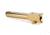 Zaffiri Precision IBS Glock 19 Gen 5 9mm Luger Non-Threaded Pistol Barrel, 3.95in, 1-10 RH Twist, PVD, Gold, BA-G19G5-CP-GLD