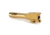 Zaffiri Precision Side Ported Glock 43X 9mm Luger Non-Threaded Pistol Barrel, 3.06in, 1-10 RH Twist, PVD, Gold, BA-G43-SP-GLD