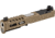Zaffiri Precision ZPS2 Glock 19 Gen 5 Complete Pistol Slide, Polished, Flat Dark Earth/Stainless, G19G5-ZPS2-RMR-FDE-FC-SS
