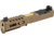 Zaffiri Precision ZPS2 Glock 19 Gen 5 Complete Pistol Slide, PVD, Flat Dark Earth/Gold, G19G5-ZPS2-RMR-FDE-FC-GLD