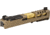 Zaffiri Precision ZPS2 Glock 43X Complete Pistol Slide, PVD, Flat Dark Earth/Gold, G43-ZPS2-RMSc-FDE-FC-GLD