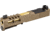 Zaffiri Precision ZPS2 Glock 43X Complete Pistol Slide, PVD, Flat Dark Earth/Gold, G43-ZPS2-RMSc-FDE-FC-GLD