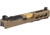 Zaffiri Precision ZPS3 Ported Glock 19 Gen 3 Complete Pistol Slide, PVD, Flat Dark Earth/Gold, G19G3-ZPS3-RMR-FDE-TP-GLD