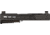 Zaffiri Precision ZPS3 Ported Glock 43X Complete Pistol Slide, Polished, Black/Stainless, G43-ZPS3-RMSc-BLK-TP-SS